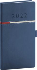 Kapesní diář Tomy 2022, modročervený