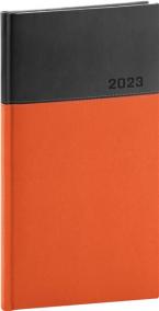 Kapesní diář Dado 2023, oranžovočerný