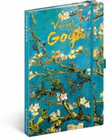 Notes Vincent van Gogh, linajkovaný, 13 × 21 cm