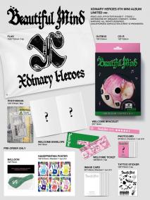 Xdinary Heroes:  Beautiful Mind / Flag Photo Card(S) Tattoo Sticker(S) Poster(S)