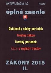 Aktualizácia II/3 / 2015