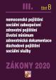 Zákony III část B 2020 – Odvody – Úplná