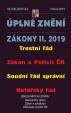 Aktualizace II/2 - Úplné znění zákonů po novele: Trestní řád, Zákon o policii ČR, Soudní řad správní