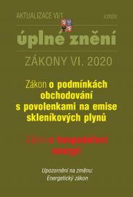 Aktualizace VI/1 Zákon o podmínkách obchodování s povolenkami na emise skleníkových plynů, Zákon o hospodaření energií