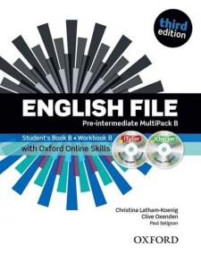 English File Third Edition Pre-intermediate Multipack B with Oxford Online Skills