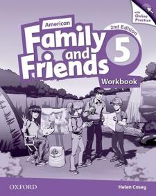 Family and Friends 5 American Second Edition Workbook with Online Practice