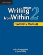 Writing from Within: Level 2 Teacher´s Manual