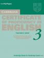 Cambridge Certificate of Proficiency in English 3 Teacher´s Book