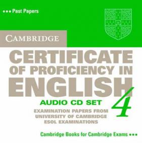 Cambridge Certificate of Proficiency in English 4 Audio CD Set (2 CDs)
