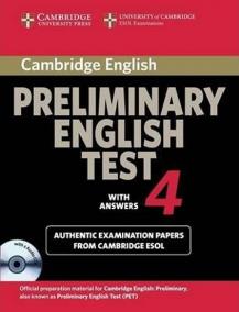 Cambridge Preliminary English Test 4 Self-study Pack(Student´s Book with answers and Audio CDs (2))