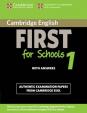 Camb Eng First for Schools 1: Student´s Book with answers