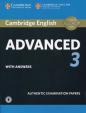 CAE Practice Tests: Cambridge English Advanced 3 Student's Book with Answers with Audio