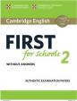 Cambridge English First for Schools 2 Student´s Book without answers