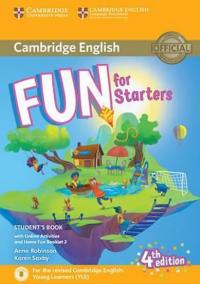 Fun for Starters 4th Edition: Student´s Book with Online Activities and Home Fun Booklet