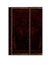 Zápisník - Black Moroccan Wrap, midi 120x170