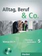 Alltag, Beruf - Co. 5 - Kursbuch + Arbeitsbuch mit Audio-CD zum Arbeitsbuch