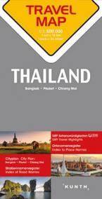 Thajsko  1:1,5M  TravelMap KUNTH