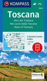 Toscana, Herz der Tscana (sada 4 map) 2440  NKOM