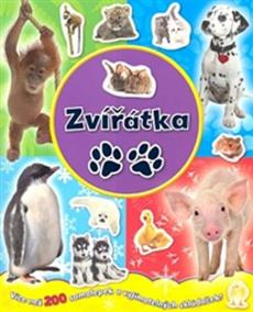 Zvířátka - více než 200 samolepek a výjimatelných skládaček