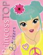 Princess TOP Stickers (ružová s kvetom)