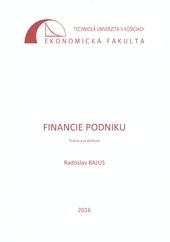 Financie podniku - Teória a praktikum