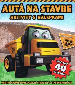 Autá na stavbe- Aktivity s nálepkami