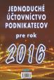 Jednoduché účtovníctvo podnikateľov pre rok 2016