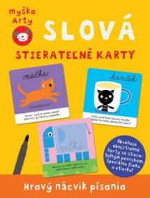 Myška Arty Slová- stierateľné karty