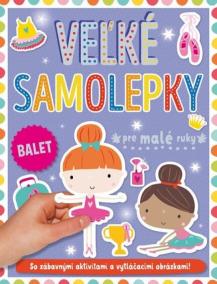 Balet - veľké samolepky pre malé ruky