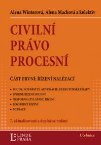 Civilní právo procesní část první Řízení nalézací