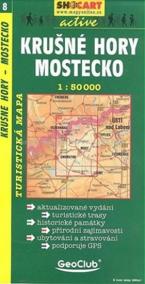 Krušné hory-Mostecko 1:50T -  turist .mapa
