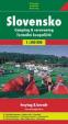Slovensko - kempy a termální koupele měkká 1:500 000
