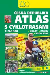 Česká republika atlas s cyklotrasami