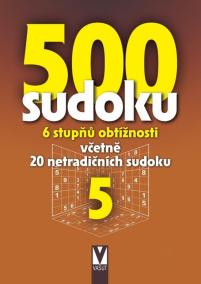 500 sudoku 5 - 6 stupňů obtížnosti včetně 20 netradičných