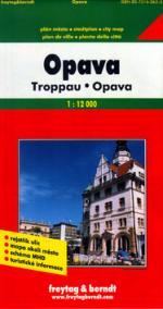 Opava  Plán města  1:12 000