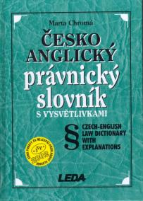 Česko - anglický právnický slovník