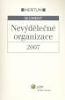 Nevýdělečné organizace 2007