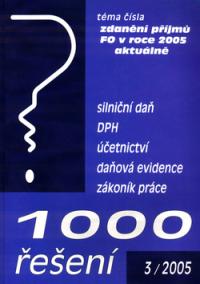 1000 řešení 3/2005