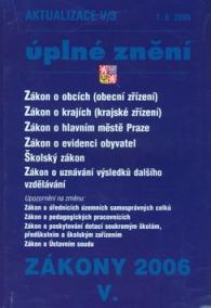 Zákon o obcích 2006 V/3