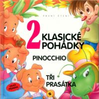 2 klasické pohádky - První čtení - Velká písmena (Pinocchio, Tři prasátka)