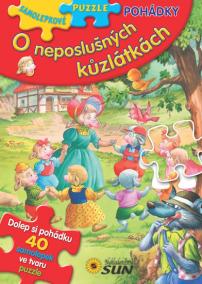 O neposlušných kůzlátkách - Samolepkové puzzle pohádky