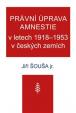 Právní úprava amnestie v letech 1918–1953 v českých zemích