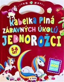 Kabelka plná zábavných úkolů - jednorožci - 400 samolepek