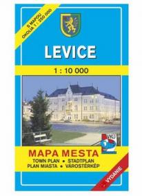 Levice Mapa mesta Town plan Stadtplan Plan miasta Várostérkép