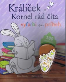 Králiček Kornel rád číta - vyfarbi si príbeh