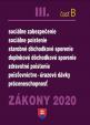 ZÁKONY 2020 III/B - Zdravotné a sociálne zákony - úplné znenie k 1.1.2020