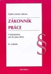 Zákonník práce. Úzz, 8. vyd., 2016