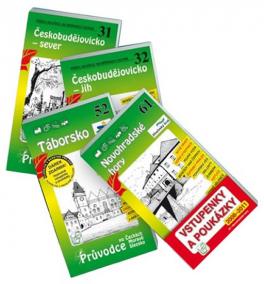 Romantický jih - Balíček průvodců (31-Českobudějovicko-sever, 32-Českobudějovicko-jih, 52-Táborsko, 61-Novohradské hory)