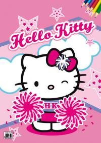 Vymaľovanka A4/ Hello Kitty (hviezdičky)