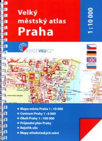 Praha městský atlas 1:10 000